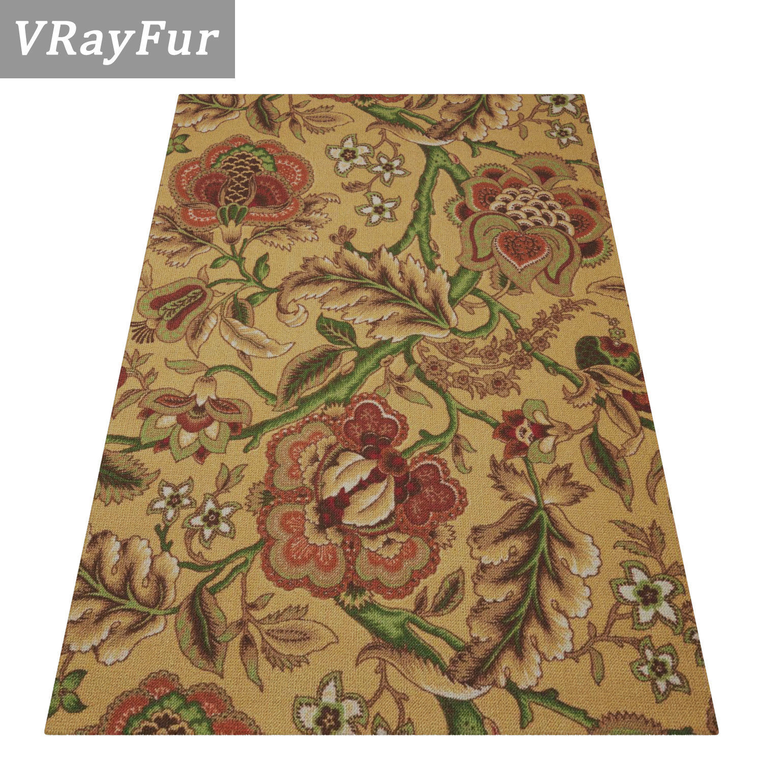 Rug Set 1094 3D model_2