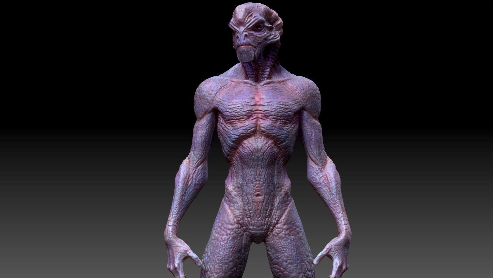 Alien Creature 3D model_1