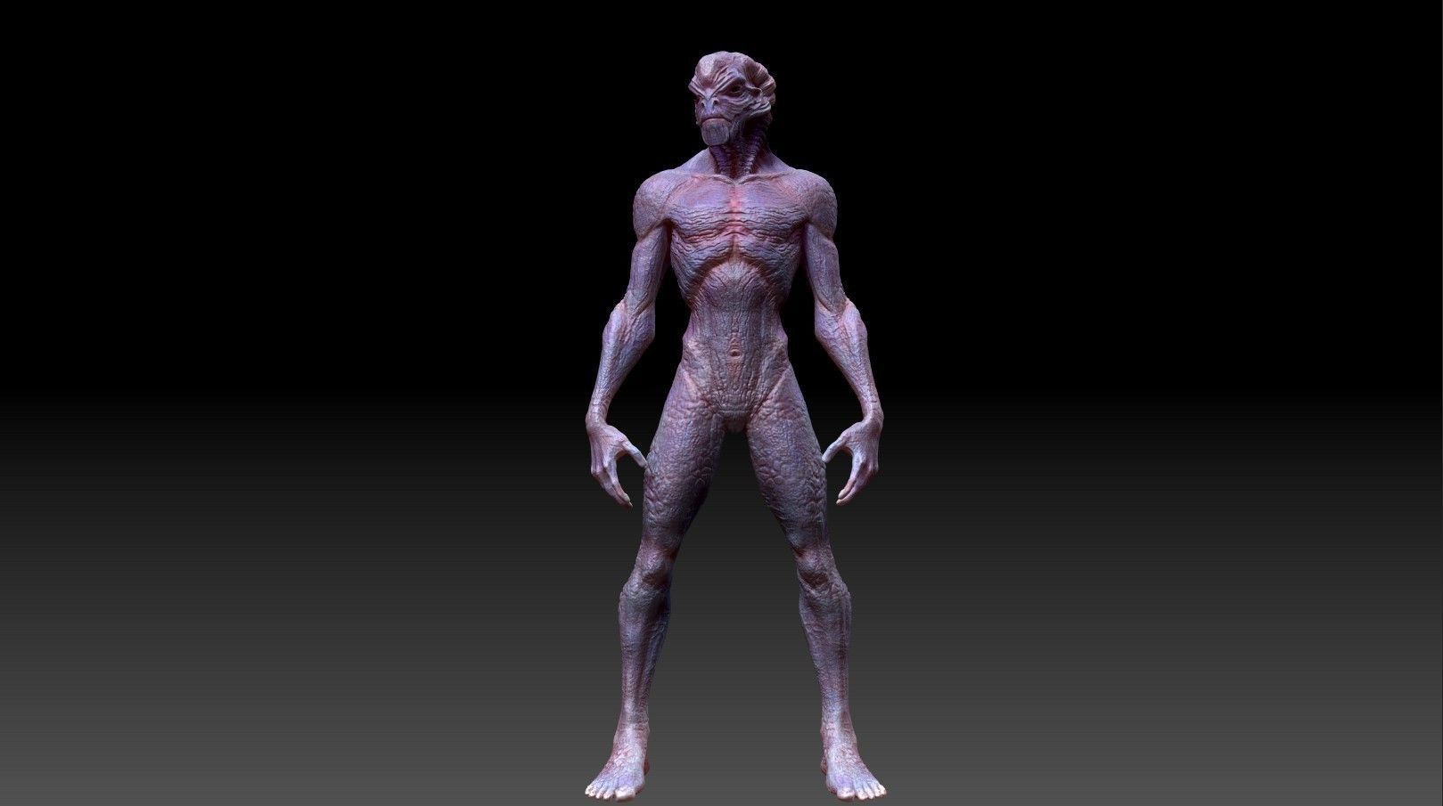 Alien Creature 3D model_6