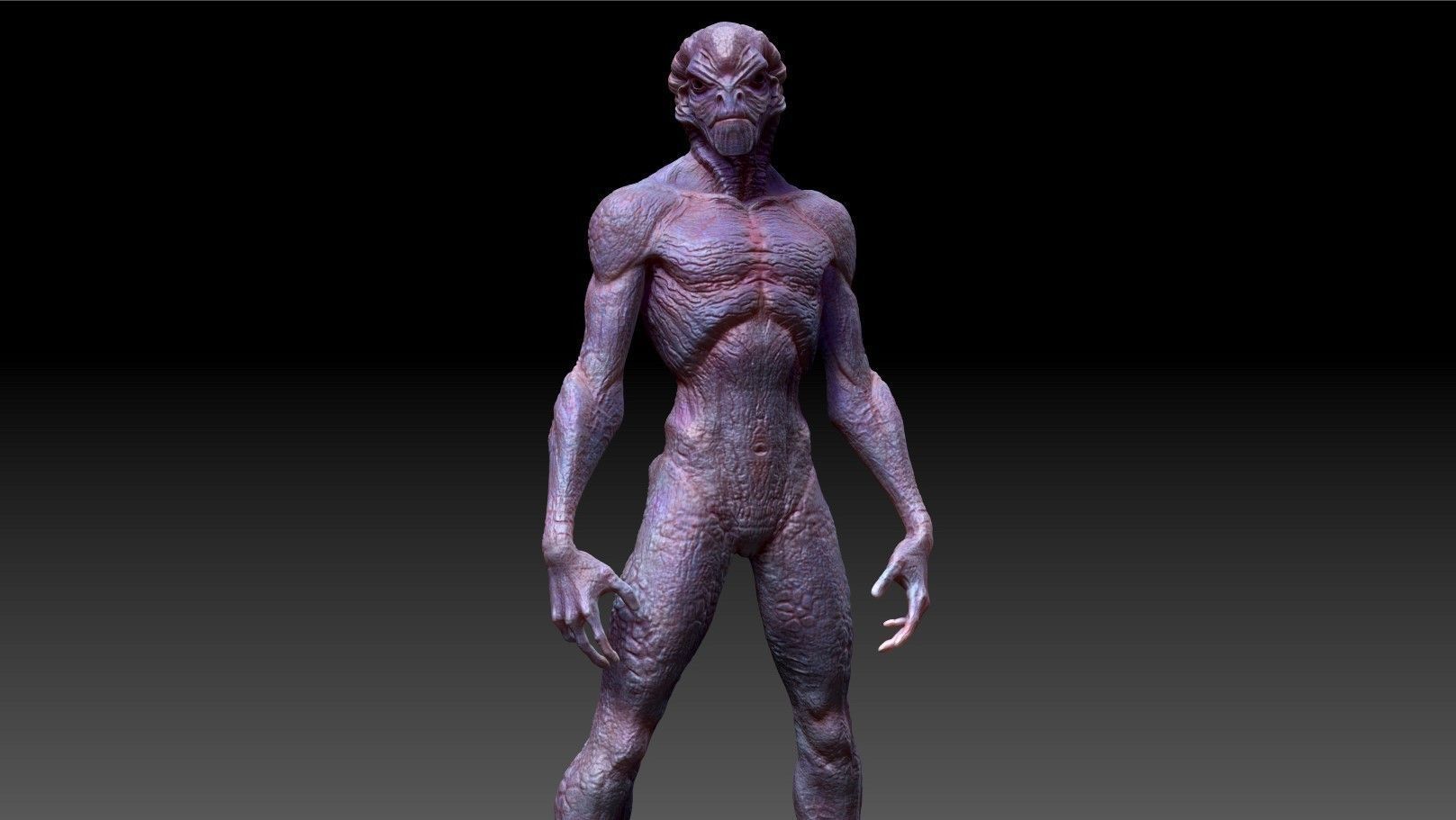Alien Creature 3D model_2