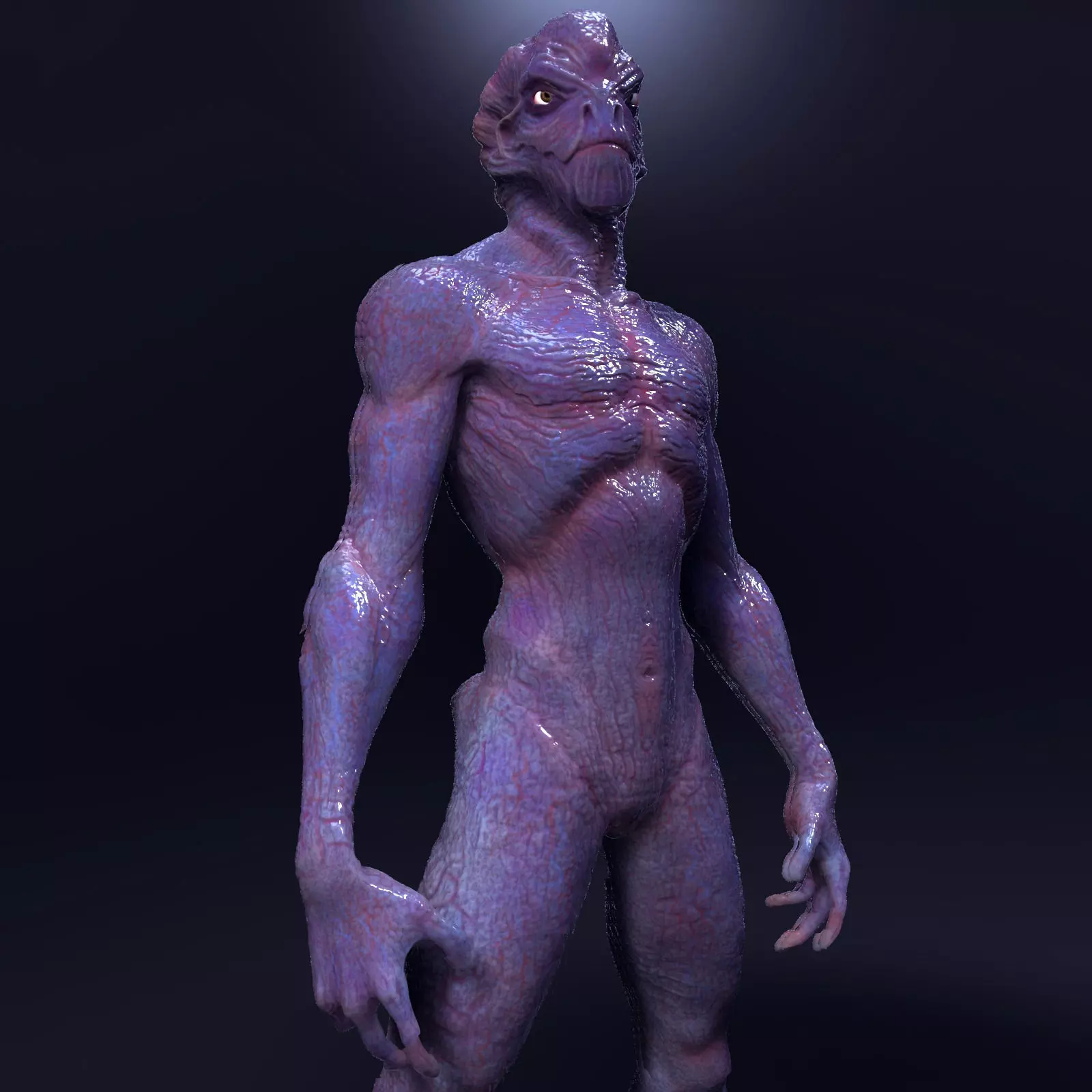 Alien Creature 3D model_0