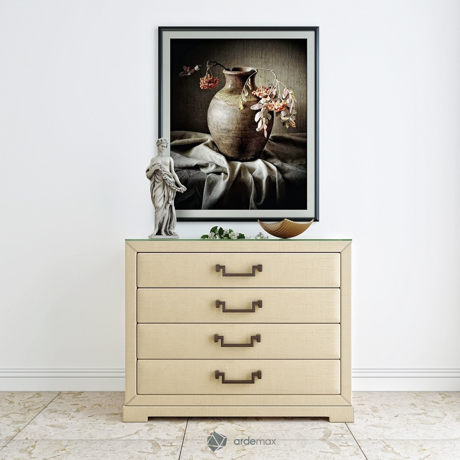 Chest of drawers 3D model_2