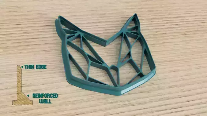 GEOMETRICAL OWL- COOKIE CUTTER 