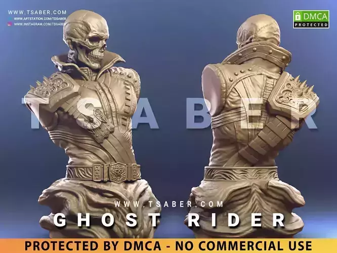 Ghost Rider Bust - Marvel Collectibles