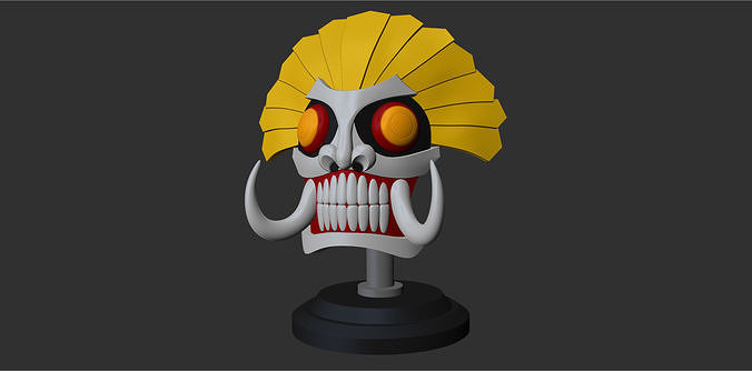 Hachigen Ushoda - Hollow Mask - Visored Colletions 3D print model
