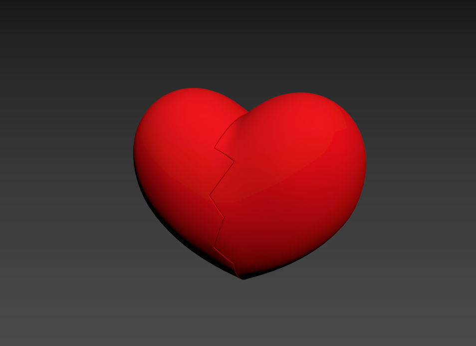 Broken Heart 3D model_13