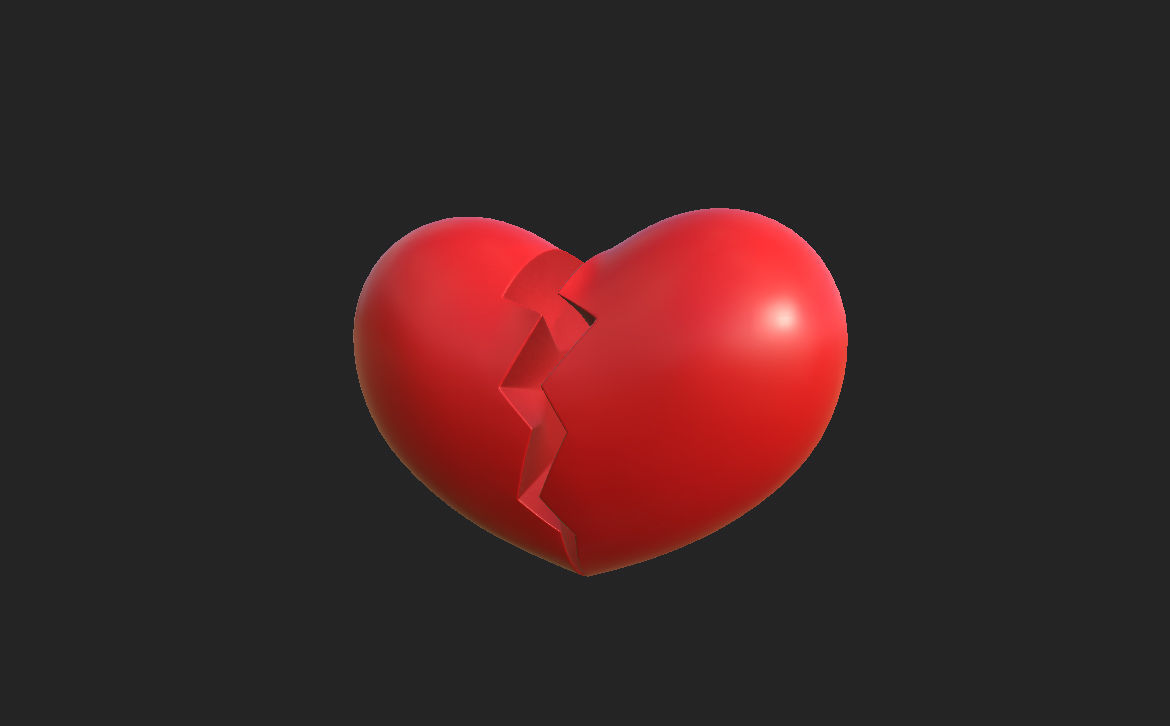 Broken Heart 3D model_8