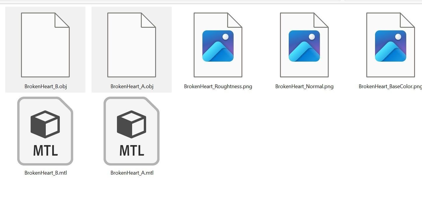 Broken Heart 3D model_27