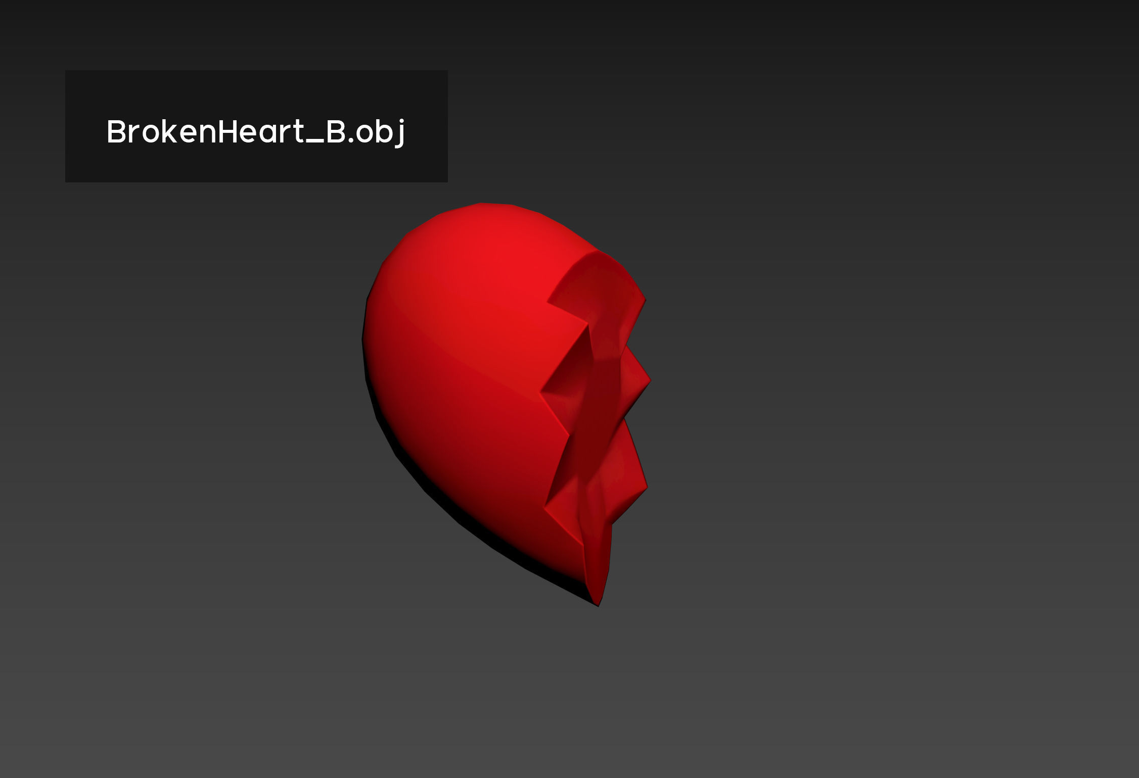 Broken Heart 3D model_25