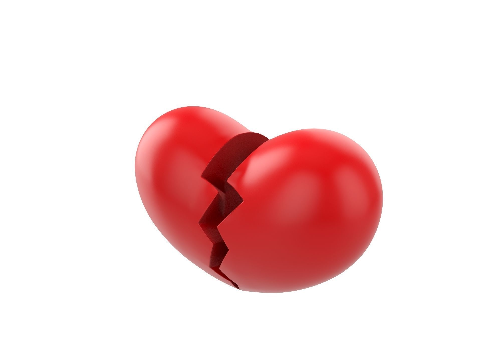 Broken Heart 3D model_5