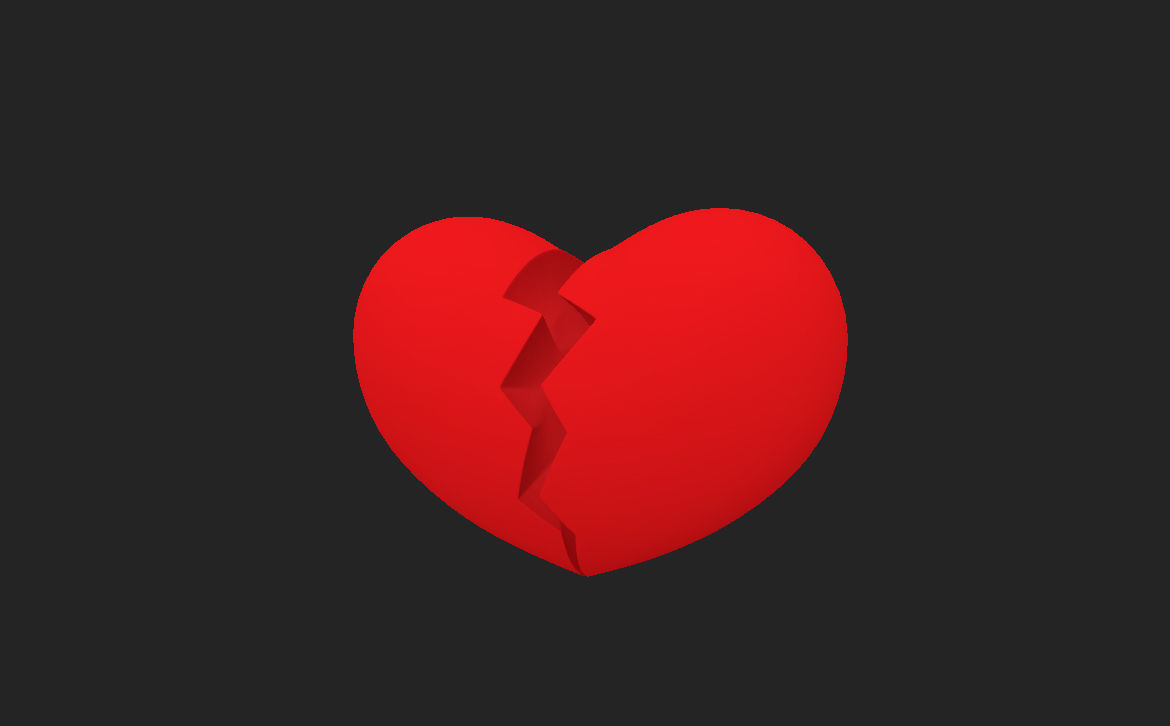 Broken Heart 3D model_9