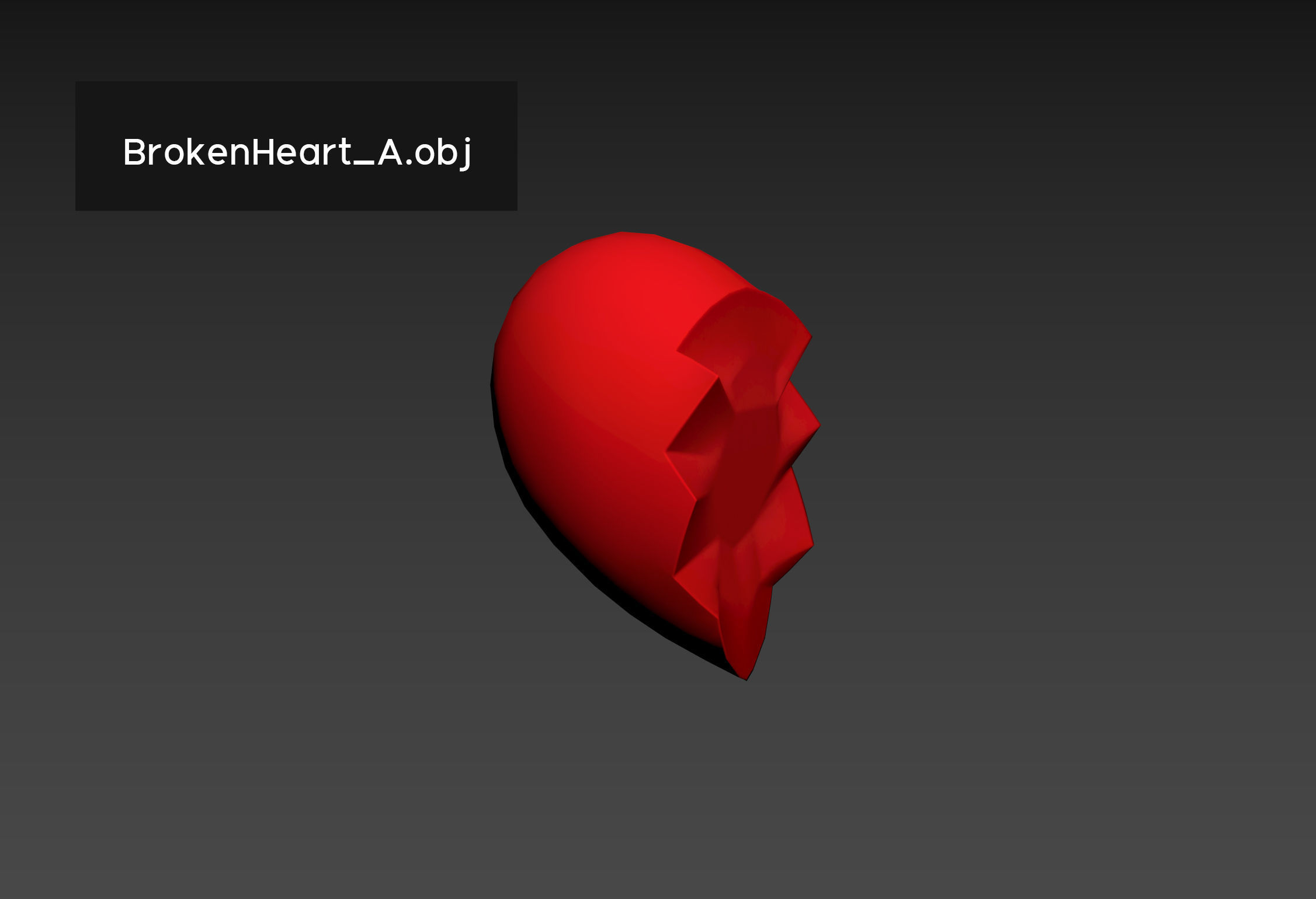Broken Heart 3D model_26