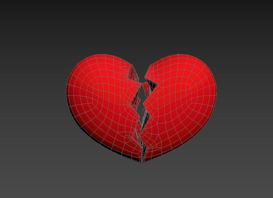 Broken Heart 3D model_16