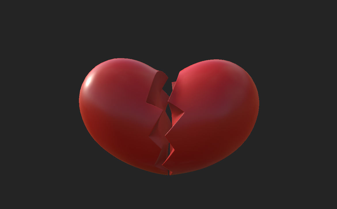 Broken Heart 3D model_12