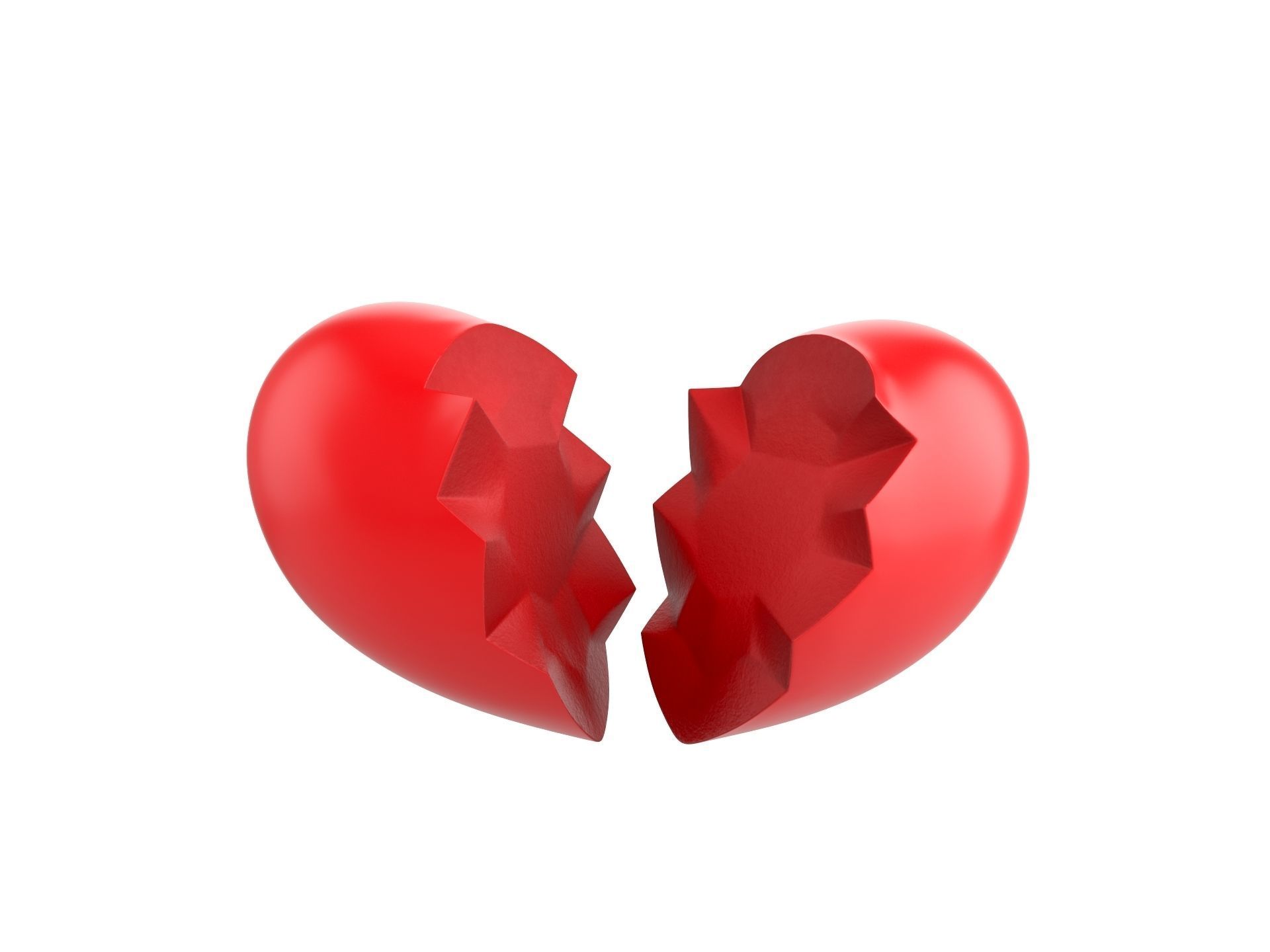 Broken Heart 3D model_3