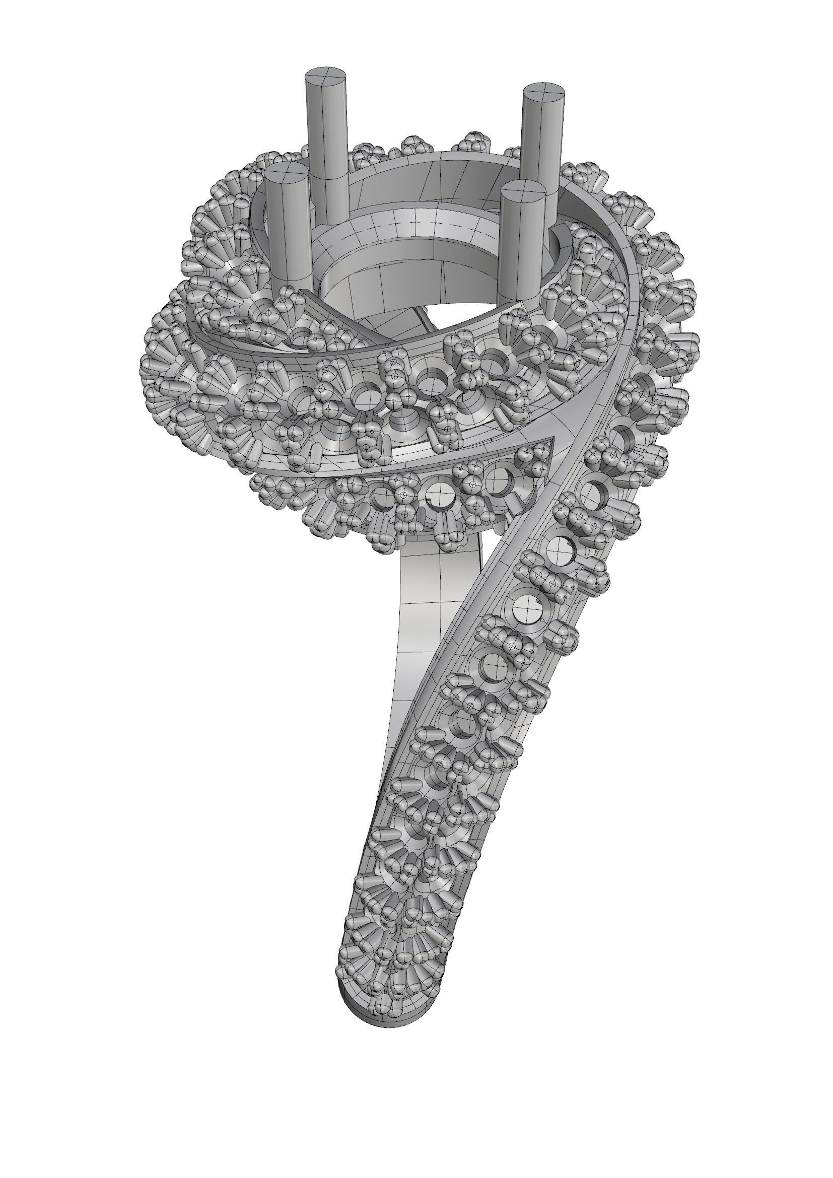 Trinity Ring 3D print model_4