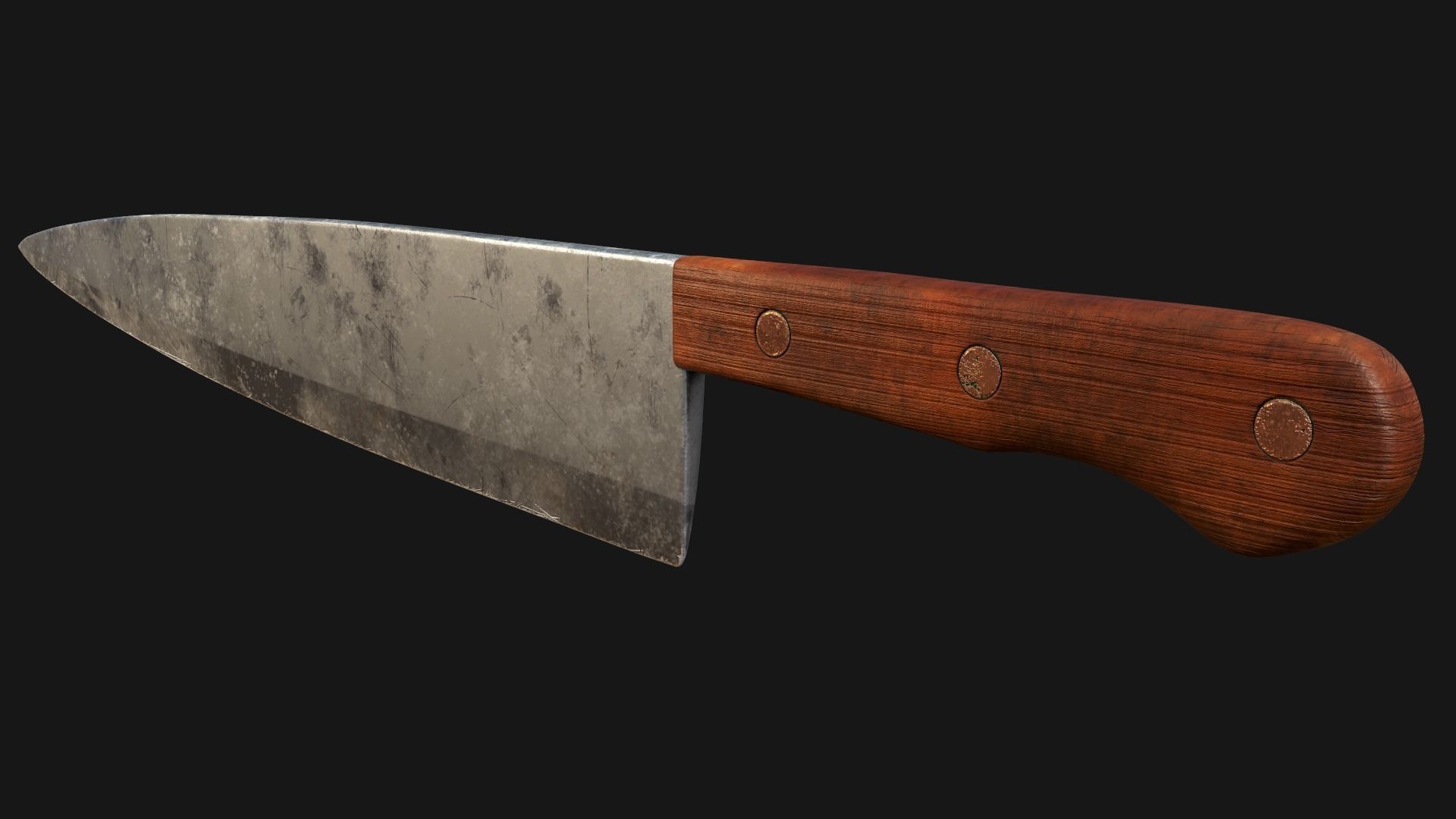 Knife 3D model_9