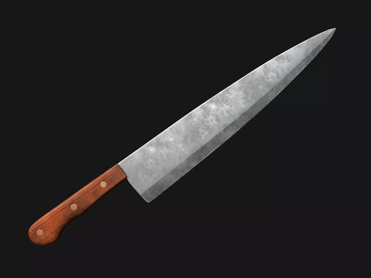 Knife 3D model_0