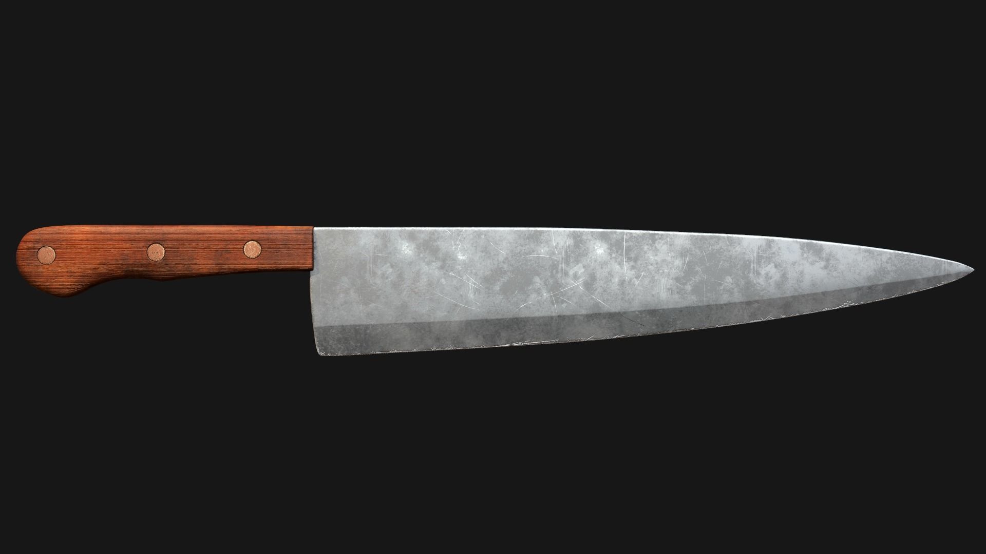 Knife 3D model_11