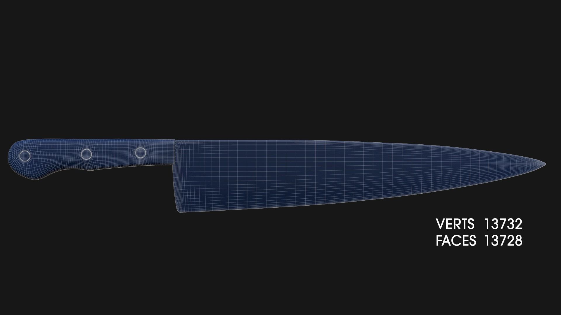 Knife 3D model_13