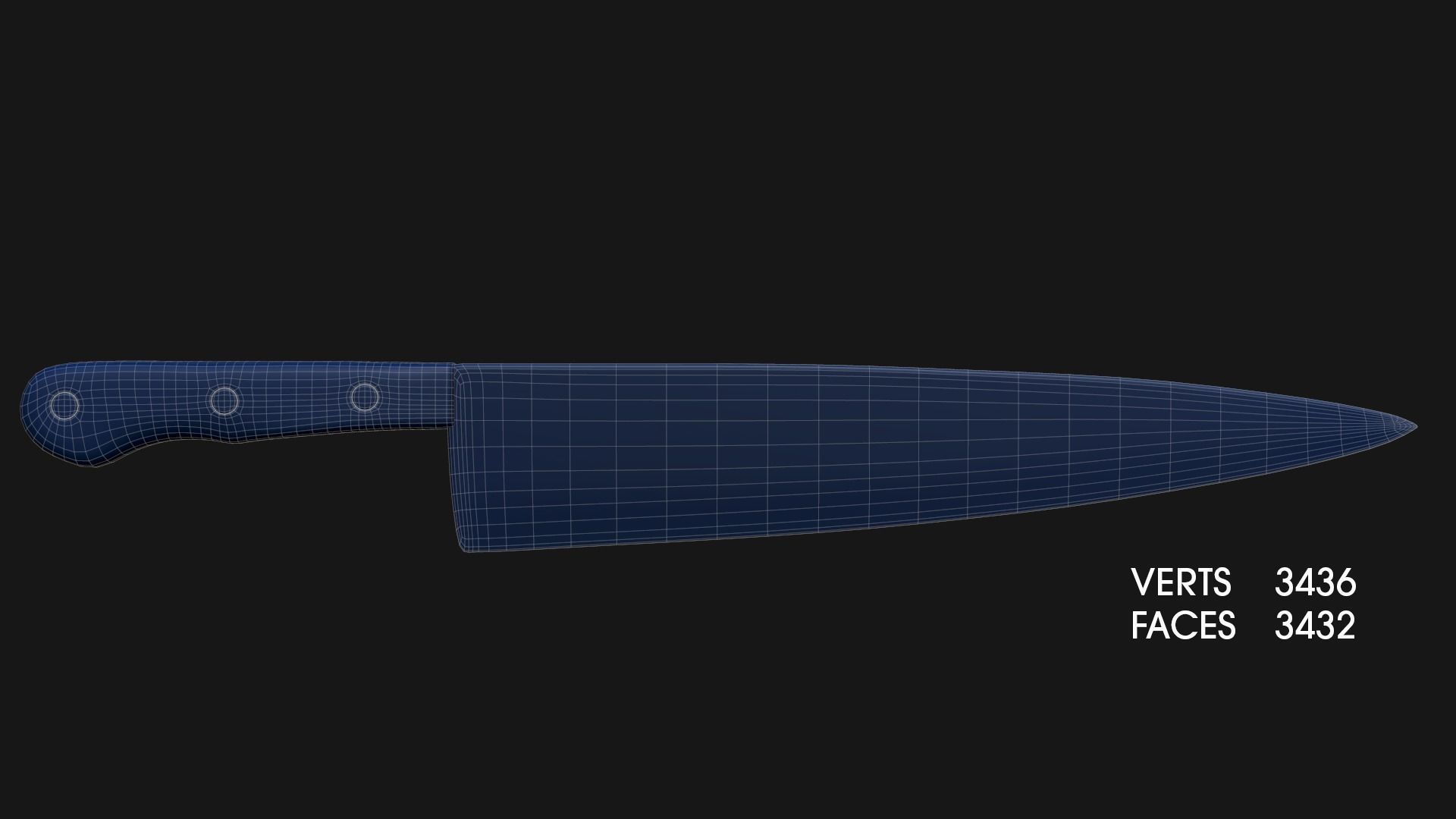 Knife 3D model_12