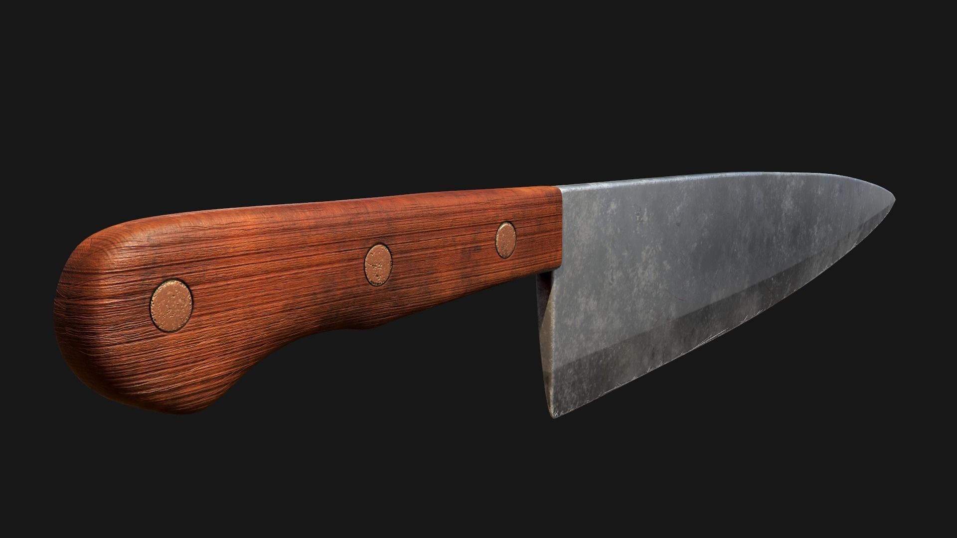 Knife 3D model_2