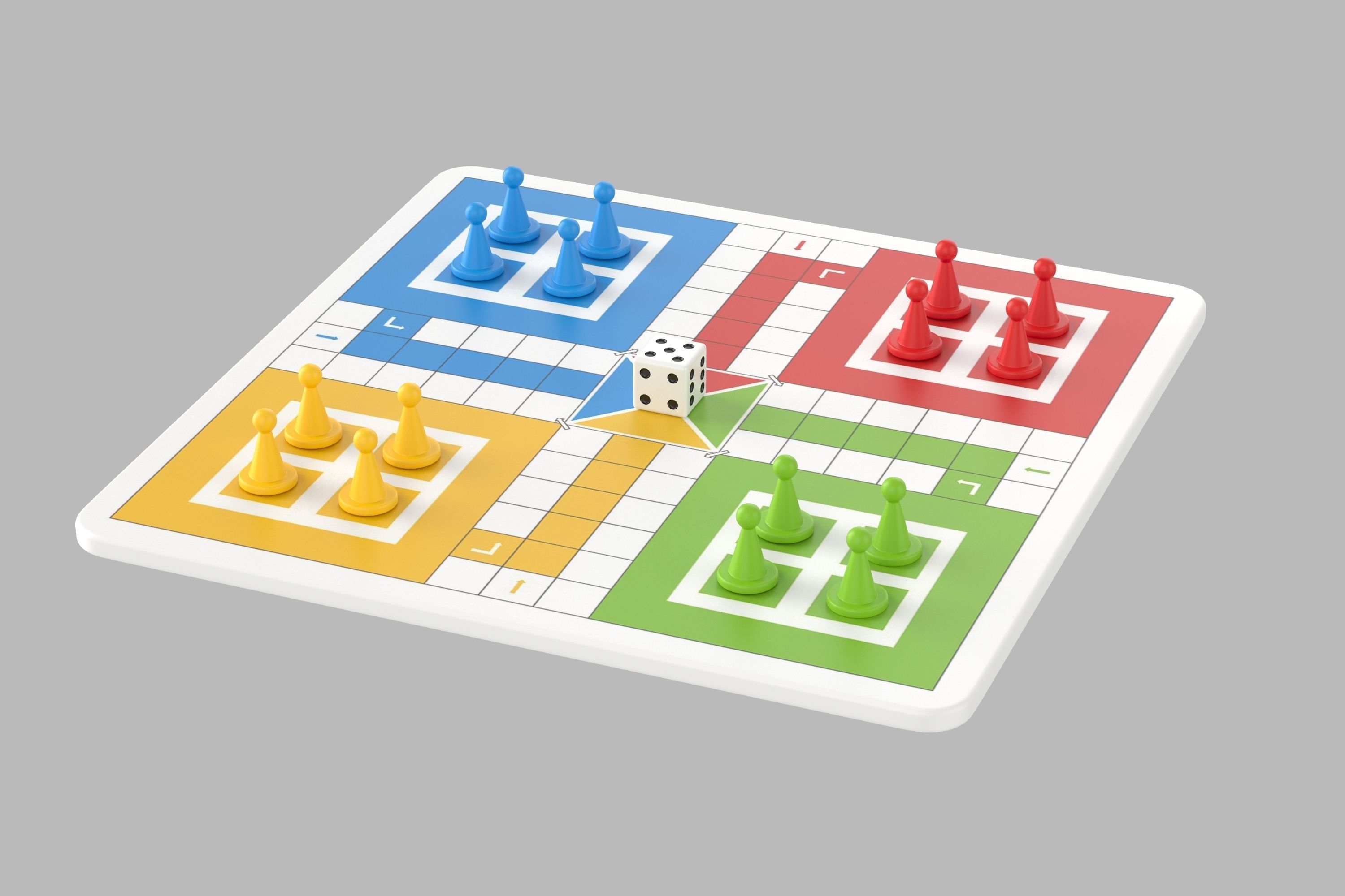 Ludo Game 3D model_2