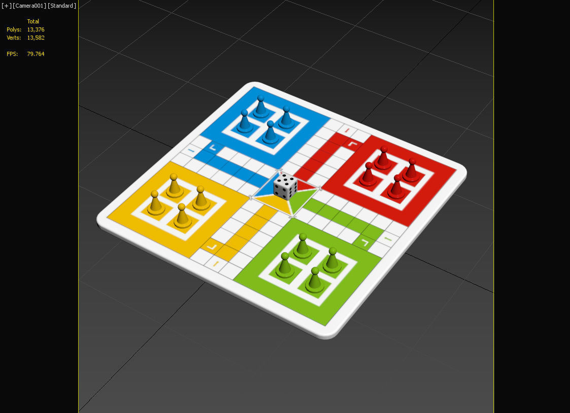 Ludo Game 3D model_15