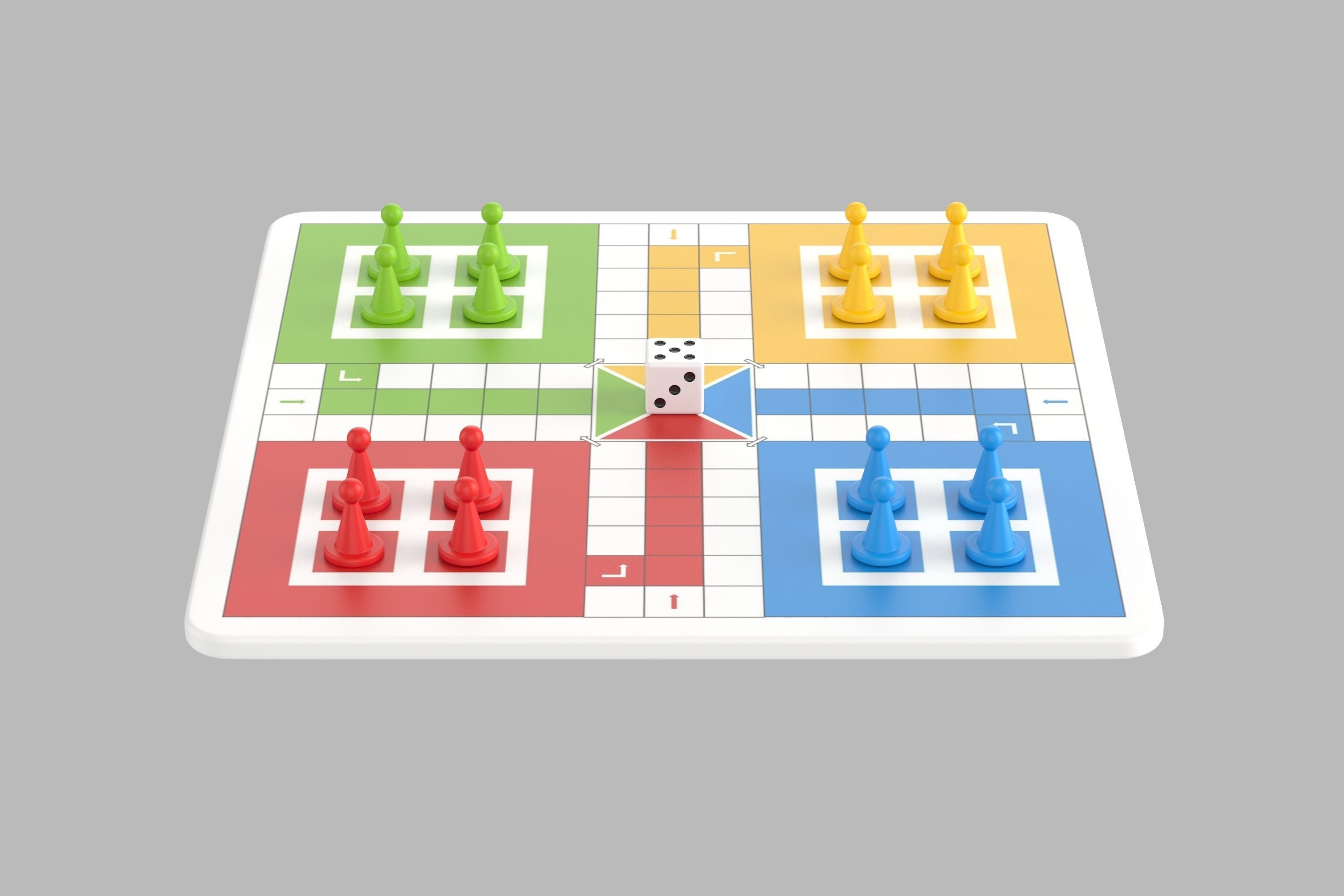 Ludo Game 3D model_1