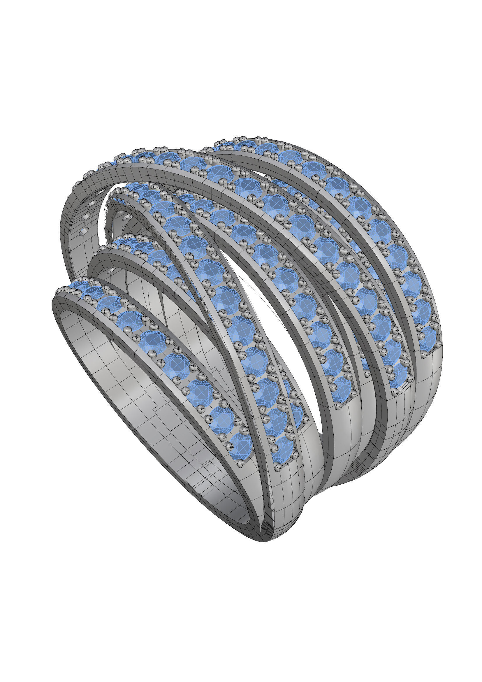 Ring W22 3D print model_1