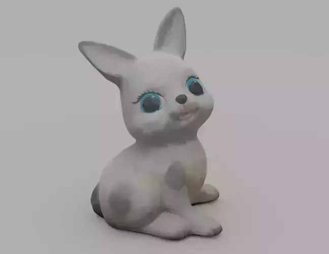 Hare Garden Sculpture 3D print model