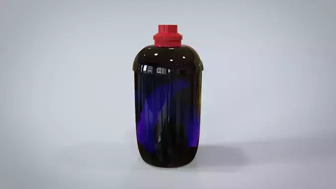 Worm Glass Tube 3D model
