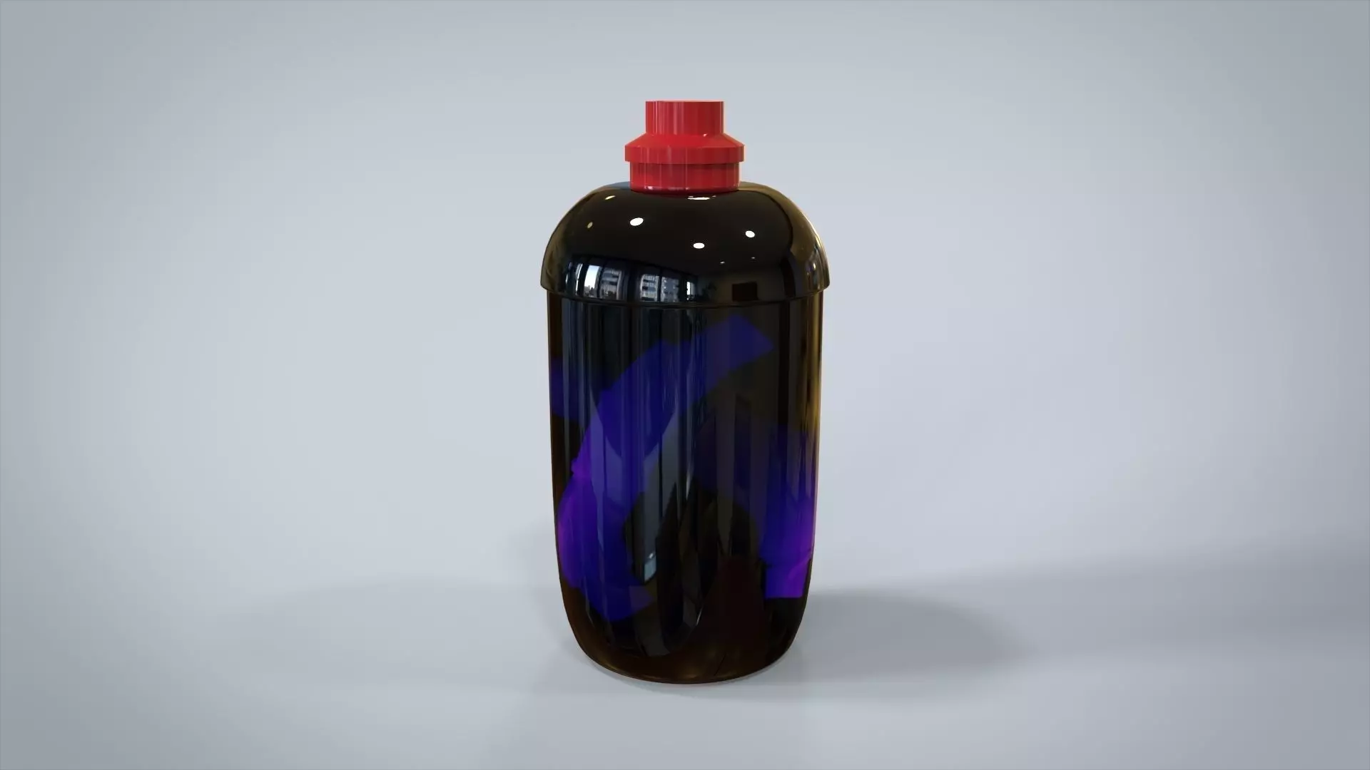 Worm Glass Tube 3D model_0