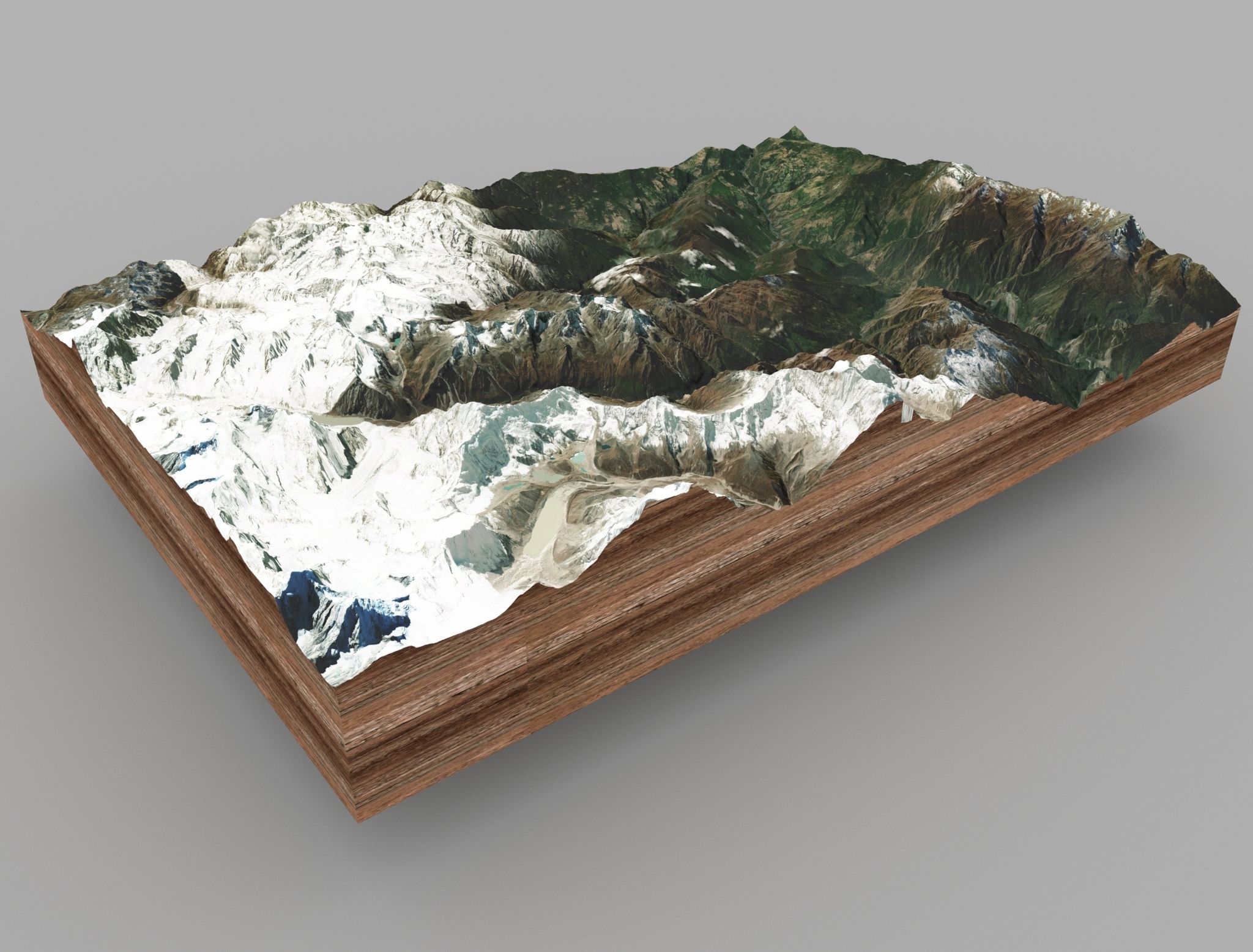 Mountain landscape 3D model_6