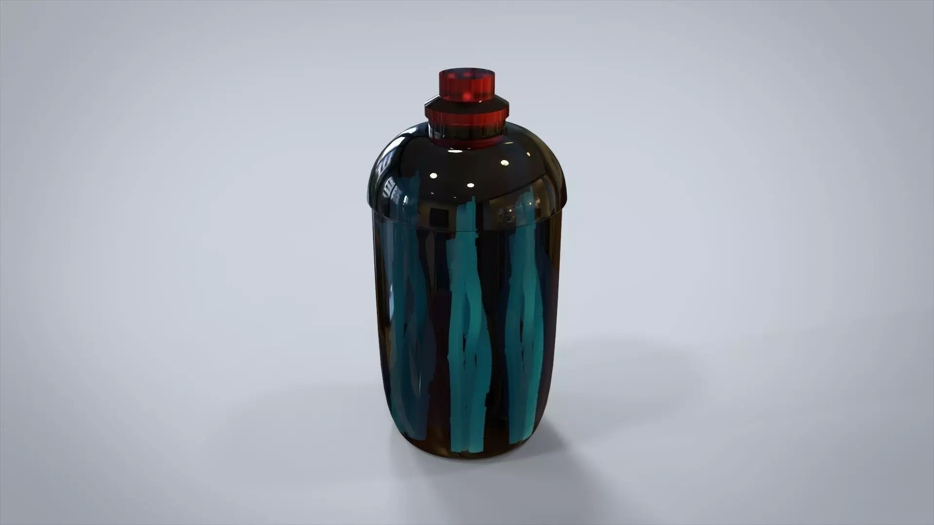 Glass Tube 3D model_0