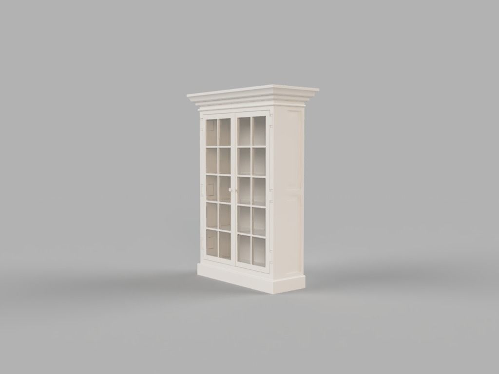 Display Cabinet  3D print model_4