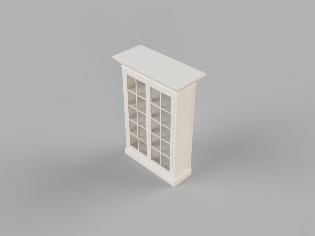 Display Cabinet  3D print model_6