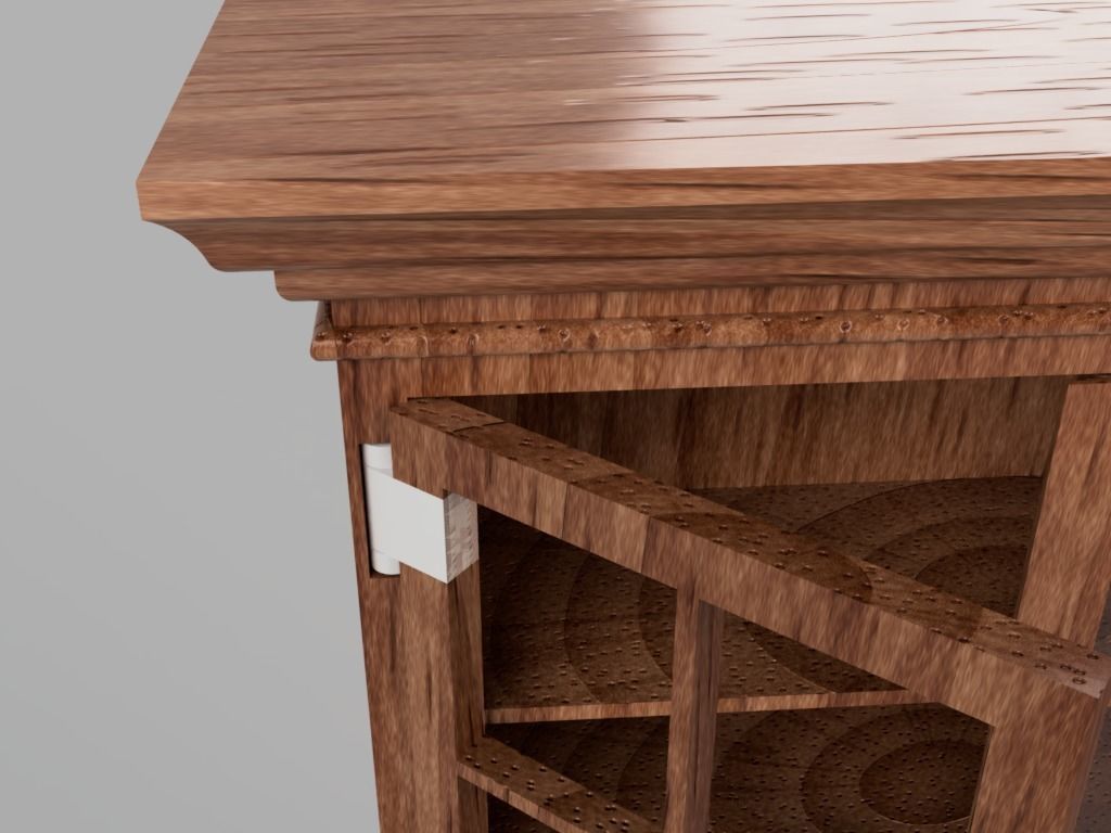 Display Cabinet  3D print model_1