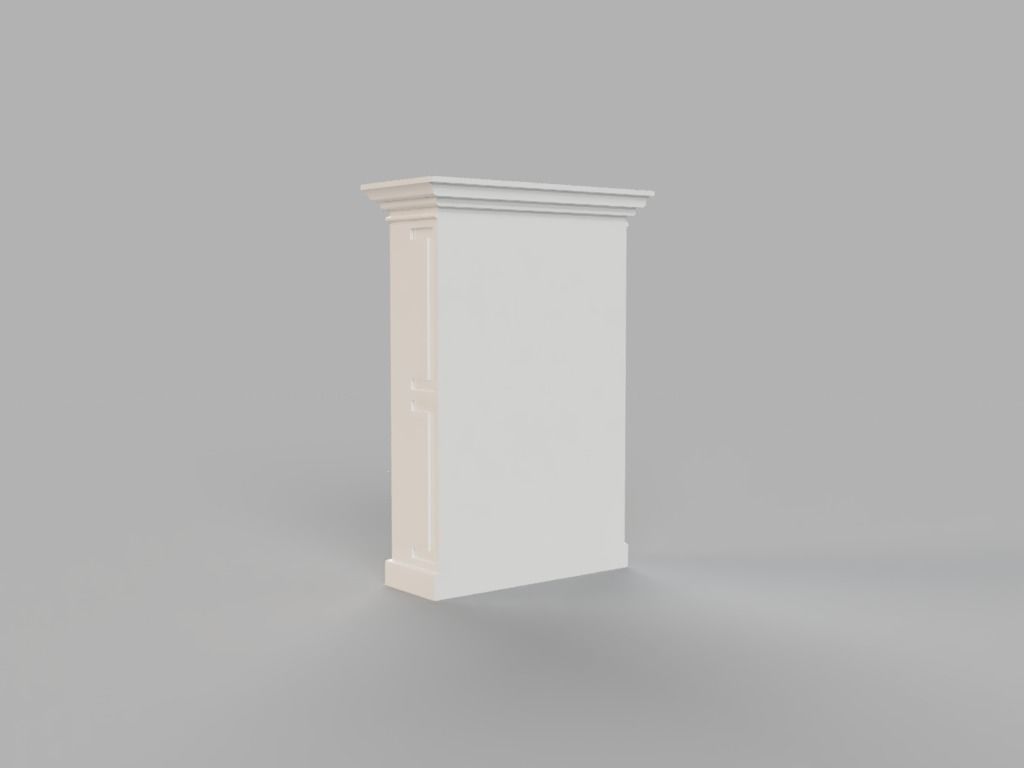 Display Cabinet  3D print model_3