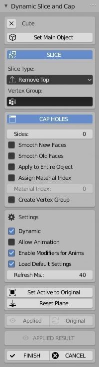 Dynamic Slice and Cap for Blender 3D model_4