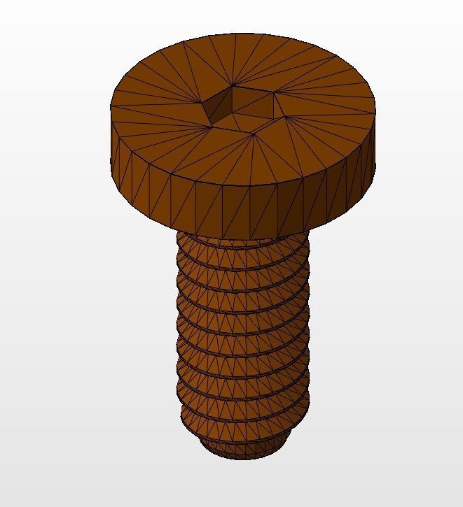 M2 and a half screws and nut collection 3D print model_7
