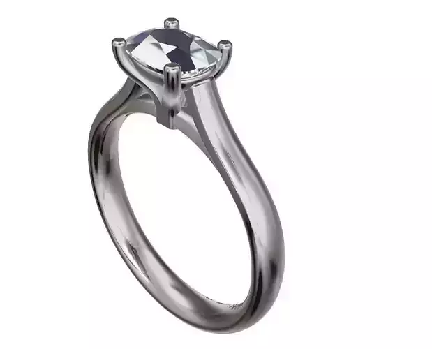 p19 elelgant solitare ring