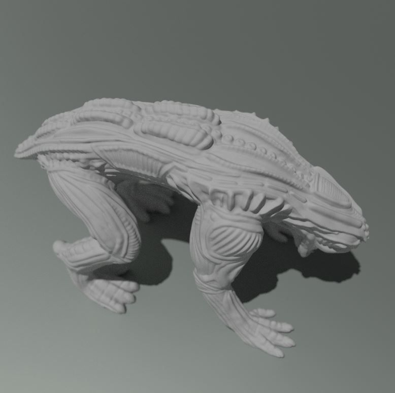 Alien Animal 3d Printable Free 3D print model_11