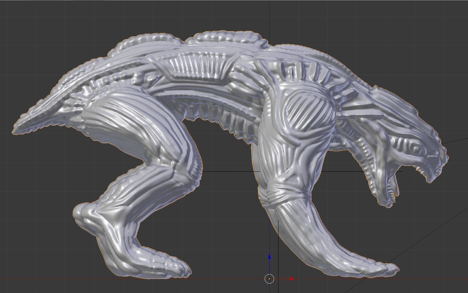 Alien Animal 3d Printable Free 3D print model_7