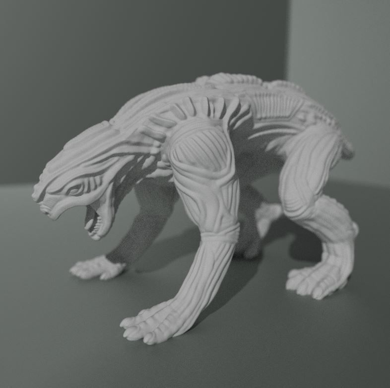 Alien Animal 3d Printable Free 3D print model_10
