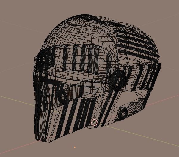 Darth Revan Helmet 3D Model 3D model_9
