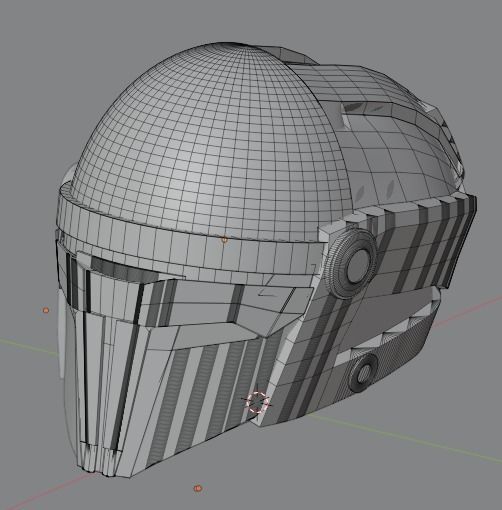 Darth Revan Helmet 3D Model 3D model_8