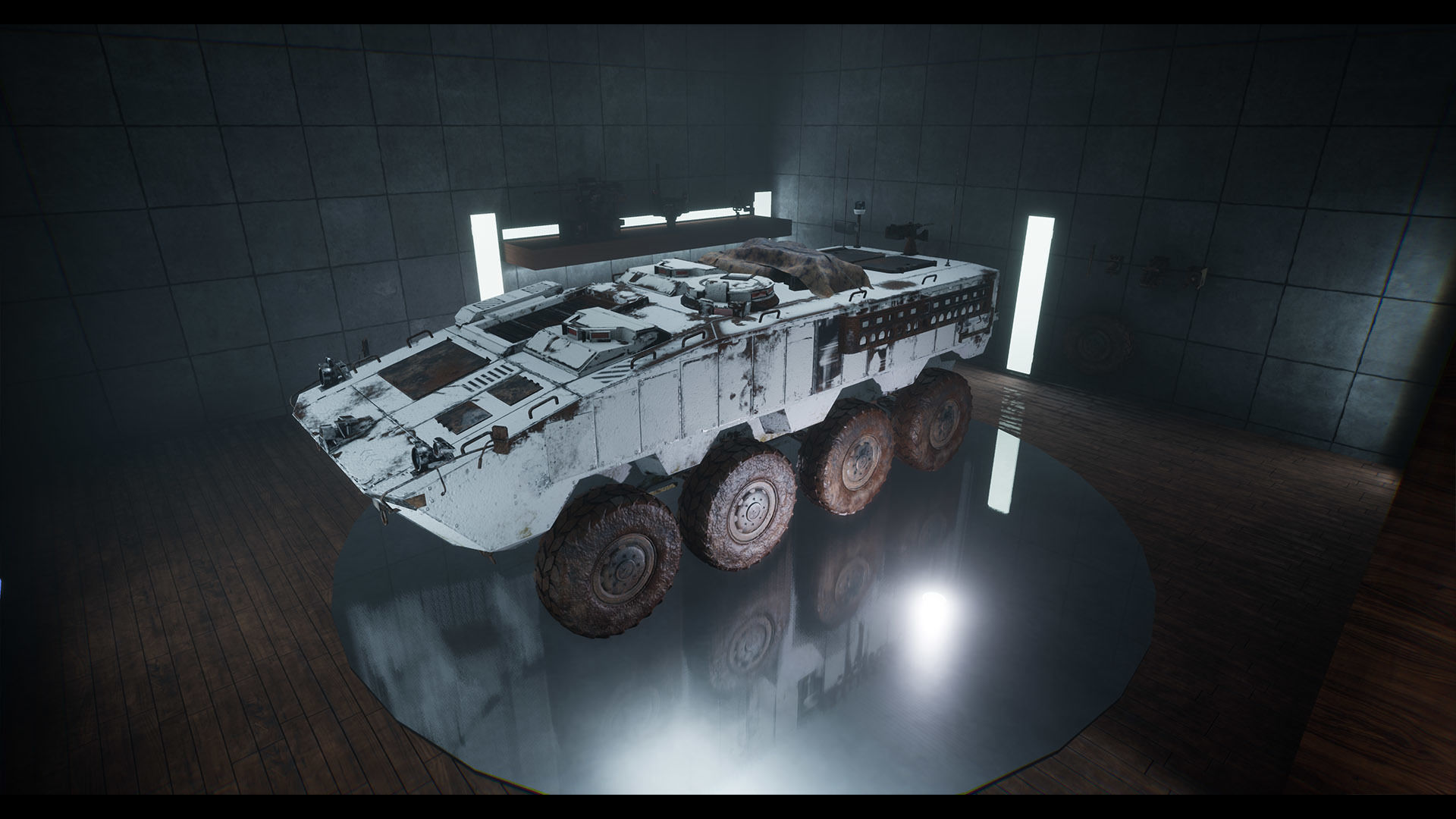 Custom Military Vehicles - Truck Armored - Part C - 3 Vehicles Low-poly 3D model_3