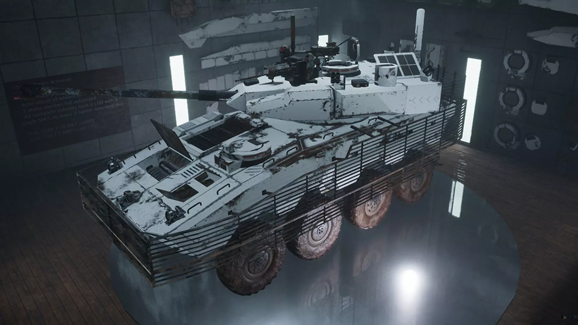 Custom Military Vehicles - Truck Armored - Part C - 3 Vehicles Low-poly 3D model_0