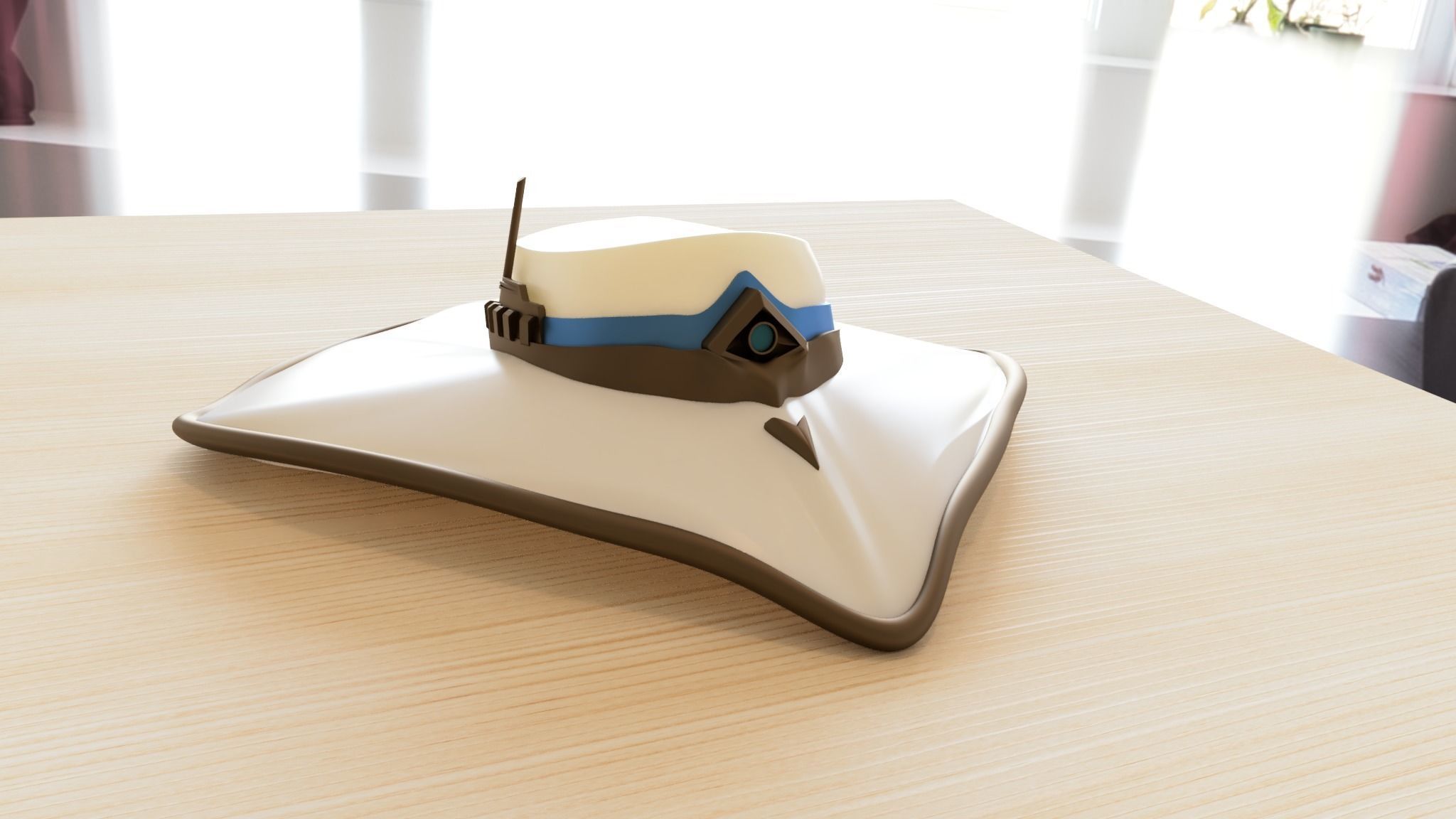 Cypher hat Neural theft in Valorant game 3D print model_5